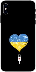 Чохол itsPrint З Україною в серці для iPhone X (5.8")