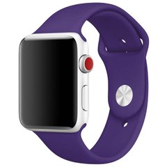 Силіконовий ремінець для Apple watch 42mm/44mm/45mm/49mm Фіолетовий / Amethyst