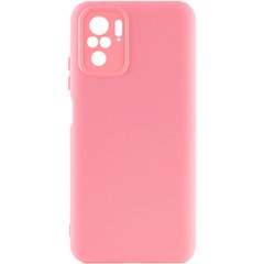 Чехол Silicone Cover Full Camera without Logo (A) для Xiaomi Redmi Note 10 / Note 10s Розовый / Pink