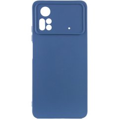 Чохол Silicone Cover Lakshmi Full Camera (A) для Xiaomi Poco X4 Pro 5G Синій / Navy Blue