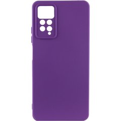 Чохол Silicone Cover Lakshmi Full Camera (A) для Xiaomi Redmi Note 11 Pro 4G/5G / 12 Pro 4G Фіолетовий / Purple