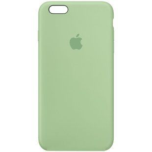Чехол Silicone Case Full Protective (AA) для Apple iPhone 6/6s (4.7") Зеленый / Pistachio
