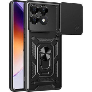 Чехол Ummi Camshield Serge Ring для Xiaomi Poco X6 Pro Черный