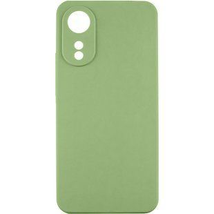 Чохол TPU GETMAN Liquid Silk Full Camera для Oppo A78 4G Зелений / Pistachio