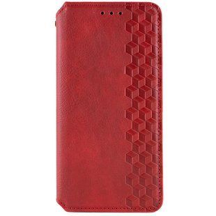 Шкіряний чохол-книжка GETMAN Cubic (PU) для Apple iPhone 11 (6.1") Червоний