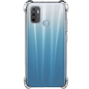 TPU чехол GETMAN Ease logo усиленные углы для Oppo A53 / A32 / A33 Бесцветный (прозрачный)