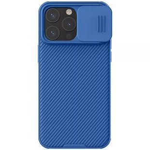 Карбоновая накладка Nillkin CamShield Pro для Apple iPhone 15 Pro Max (6.7") Blue