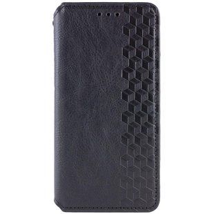 Шкіряний чохол-книжка GETMAN Cubic (PU) для Motorola Moto G56 5G Чорний