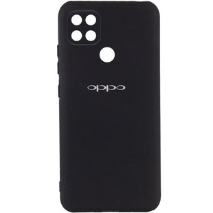 Чехол Silicone Cover My Color Full Camera (A) для Oppo A15s / A15 Черный / Black