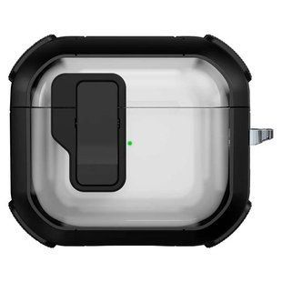 Футляр протиударний Locking Button для навушників Airpods 4 Black