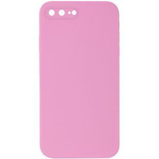 Чехол Silk Square Full Camera Protective (AA) NO LOGO для Apple iPhone 7 plus/8 plus (5.5") Розовый / Light pink