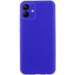 Чехол TPU GETMAN Liquid Silk Full Camera для Samsung Galaxy A06 Синий / Iris