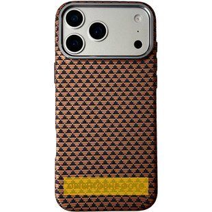 Чехол TPU+PC KVZV Triangular Pattern with Magnetic Fit для Apple iPhone 16 Pro Max (6.9") Khaki