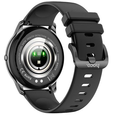 Уцінка Смарт-годинник Hoco Smart Watch Y10 Amoled Smart Sports Відкрита упаковка / Bright metal gray