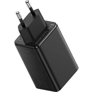 СЗУ Baseus GaN6 Pro Fast Charger PD100W+QC3.0 (2USB-A/2C) (P101627) Cluster Black