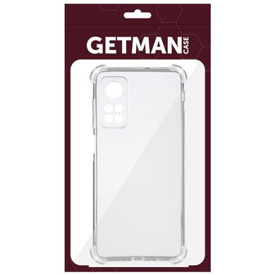 TPU чохол GETMAN Ease logo посилені кути Full Camera для Xiaomi Mi 10T / Mi 10T Pro Безбарвний (прозорий)