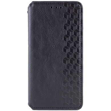 Шкіряний чохол-книжка GETMAN Cubic (PU) для Samsung Galaxy S25 FE Чорний