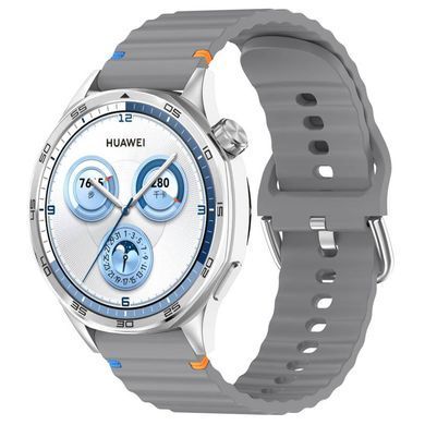 Силиконовый ремешок Wavy для Smart Watch 20mm Gray