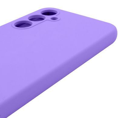 Чохол Silicone Cover Lakshmi Full Camera (AAA) для Samsung Galaxy A55 Бузковий / Dasheen