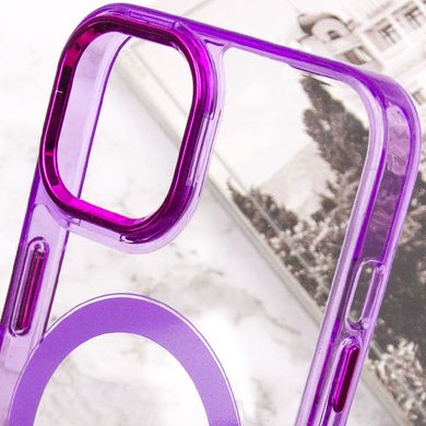 Чехол TPU Iris with MagSafe для Apple iPhone 13 (6.1") Фиолетовый