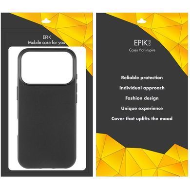 Чехол TPU Epik Black для Apple iPhone 17 Pro Max (6.9") Черный