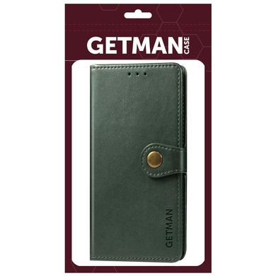 Шкіряний чохол книжка GETMAN Gallant (PU) для Samsung Galaxy S23 FE Зелений
