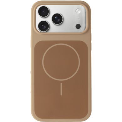 Чохол Silk Duo Color (AA) NO LOGO with Magnetic Fit для Apple iPhone 17 Pro / 18 Pro (6.3") Desert Gold