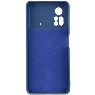 Чохол Silicone Cover Lakshmi Full Camera (A) для Xiaomi Poco X4 Pro 5G Синій / Navy Blue