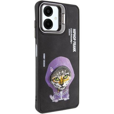 TPU+PC чехол Friends для Samsung Galaxy A06 Black Cat