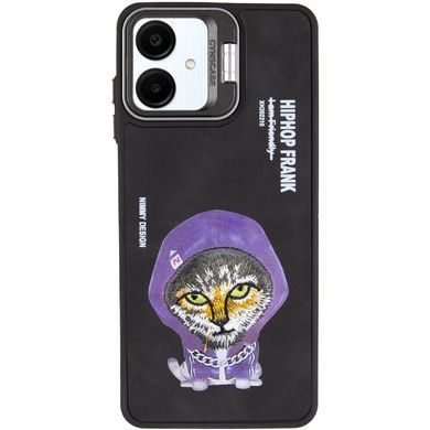 TPU+PC чехол Friends для Samsung Galaxy A06 Black Cat