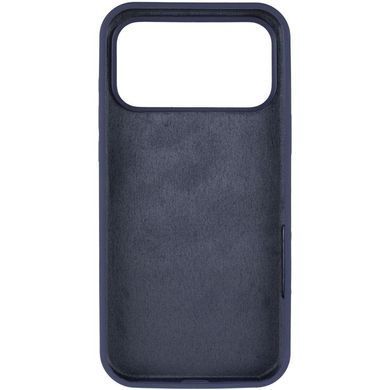Чехол Silicone Case Full Protective (AA) для Apple iPhone 17 Pro (6.3") Темно-синий / Midnight blue
