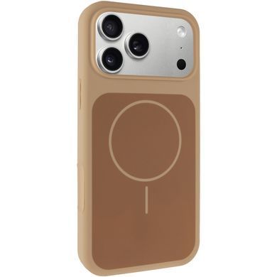 Чохол Silk Duo Color (AA) NO LOGO with Magnetic Fit для Apple iPhone 17 Pro / 18 Pro (6.3") Desert Gold