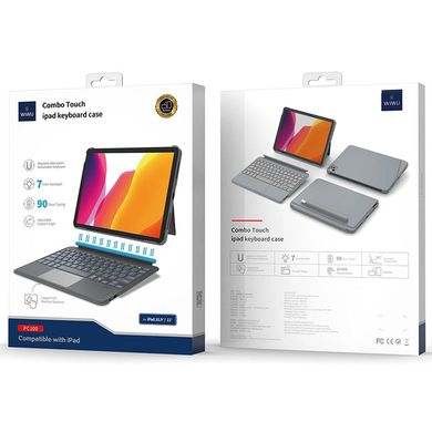 Уцінка Клавіатура WIWU Combo Touch iPad keyboard case 10.9/2022 Відкрита упаковка / Grey