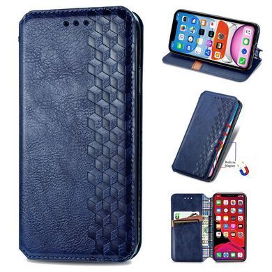 Шкіряний чохол книжка GETMAN Cubic (PU) для Xiaomi Poco X5 5G / Redmi Note 12 5G Синій