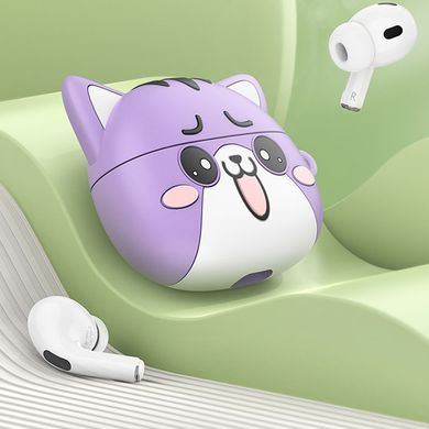 Бездротові TWS навушники Hoco EW48 Purple Cat