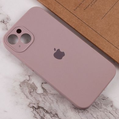 Чохол Silicone Case Full Camera Protective (AA) для Apple iPhone 15 Plus (6.7") Сірий / Lavender
