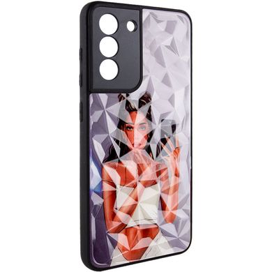 TPU+PC чохол Prisma Ladies для Samsung Galaxy S22 Black in White