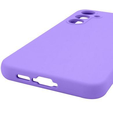 Чохол Silicone Cover Lakshmi Full Camera (AAA) для Samsung Galaxy A55 Бузковий / Dasheen
