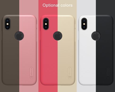 Чохол Nillkin Matte для Apple iPhone X (5.8") / XS (5.8") Рожевий / Rose Gold