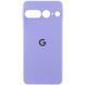 Чохол Silicone Cover Lakshmi Full Camera (AAA) with Logo для Google Pixel 9a Бузковий / Dasheen