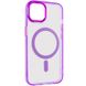 Чехол TPU Iris with MagSafe для Apple iPhone 13 (6.1") Фиолетовый фото 2