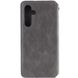 Кожаный чехол книжка GETMAN Cubic (PU) для Samsung Galaxy A55 Серый фото 2