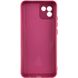 Чехол Silicone Cover Lakshmi Full Camera (A) для Samsung Galaxy A03 Бордовый / Marsala фото 2