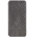 Кожаный чехол книжка GETMAN Cubic (PU) для Samsung Galaxy A55 Серый фото 1