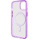 Чехол TPU Iris with MagSafe для Apple iPhone 13 (6.1") Фиолетовый фото 4