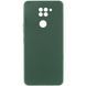 Чехол Silicone Cover Lakshmi Full Camera (AAA) для Xiaomi Redmi Note 9 / Redmi 10X Зеленый / Cyprus Green