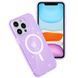 Чехол TPU Galaxy Sparkle Magnetic Fit для Apple iPhone 12 Pro Max (6.7") Purple+Glitter фото 3