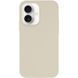 Чехол Silicone Case Full Protective (AA) NO LOGO для Apple iPhone 16 Plus (6.7") Бежевый / Antique White