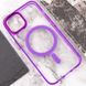 Чехол TPU Iris with MagSafe для Apple iPhone 13 (6.1") Фиолетовый фото 5