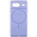 Чехол Silicone Cover Lakshmi Full Camera (AA) with Magnetic Fit для Google Pixel 7 Сиреневый / Dasheen